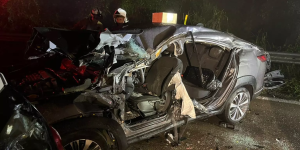 Grave acidente na BR-280 mata mulher e deixa duas feridas em Corupá