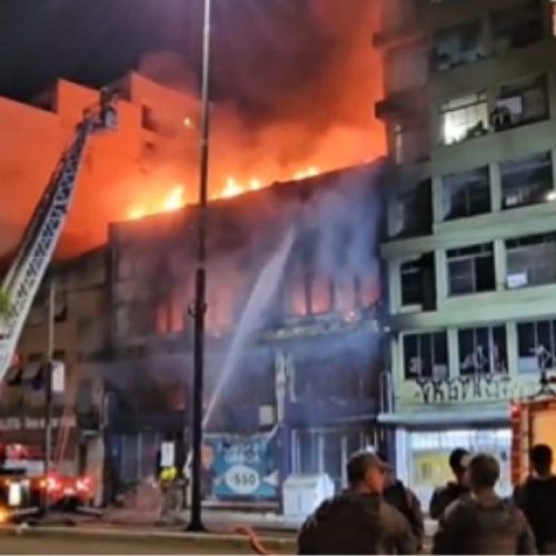 VÍDEO: imagens surpreendentes mostram incêndio que matou 10 pessoas em Porto Alegre